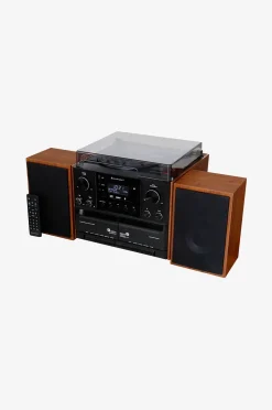 Soundmaster Stereo Music Centre Mcd5600 With Dab+/fm Radio, Cd/mp3, Turntable, Double Cassette, Usb, Bluetooth