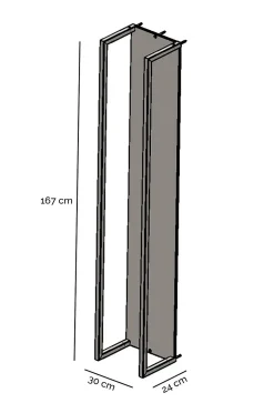 Spinder Design Vedförvaring Cubic Fire