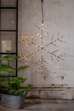 Star Trading Dekoration Niva snöflinga 56cm