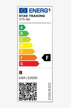 Star Trading LED-LJUSKÄLLA E27 G95 OPAQUE FILAMENT RA90 3-STEP