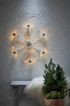 Star Trading Siluett Flower Snowflake 60cm