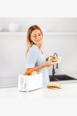 Taurus Brödrost Toastissimo Lång slits Vit