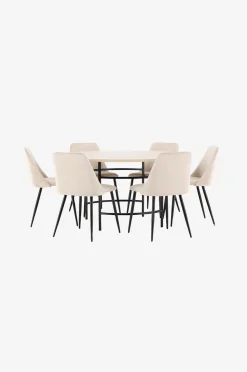 Venture Home Matbord Copenhagen med stol Night