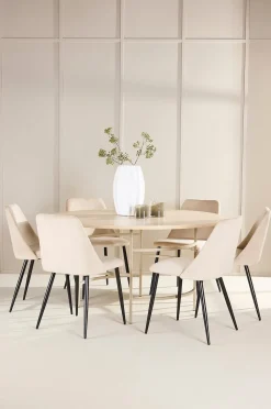 Venture Home Matbord Copenhagen med stol Night