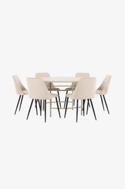 Venture Home Matbord Copenhagen med stol Night
