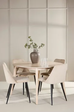 Venture Home Matbord Flora med stol Night