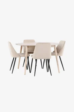 Venture Home Matbord Flora med stol Night
