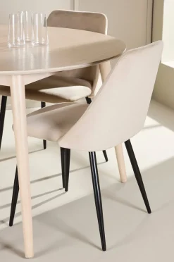 Venture Home Matbord Flora med stol Night