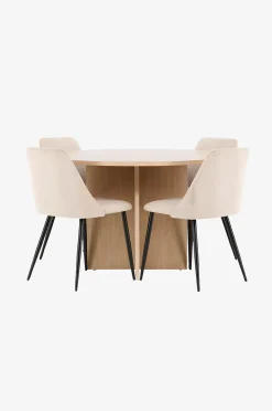 Venture Home Matbord Strada med stol Night
