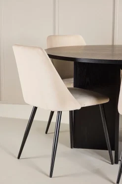 Venture Home Matbord Strada med stol Night