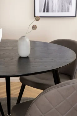 Venture Home Matgrupp Dipp med 4 st matstolar Velvet Stitches