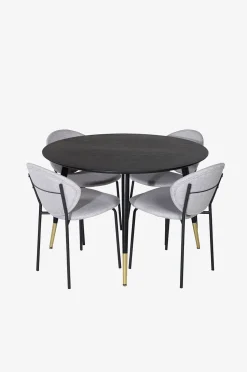 Venture Home Matgrupp Dipp med 4st stolar Vault