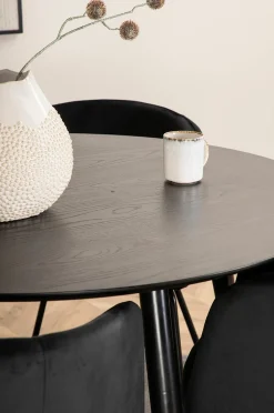 Venture Home Matgrupp Dipp med 4 st matstolar Berit