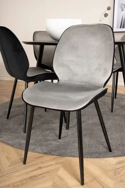 Venture Home Matgrupp Dipp med 4 st matstolar Emma