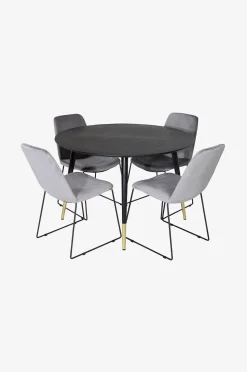 Venture Home Matgrupp Dipp med 4st stolar Muce