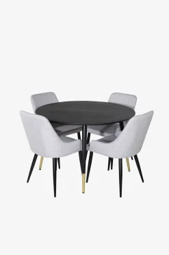 Venture Home Matgrupp Dipp med 4st stolar Plaza
