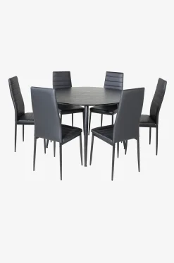 Venture Home Matgrupp Dipp med 6st stolar Slim