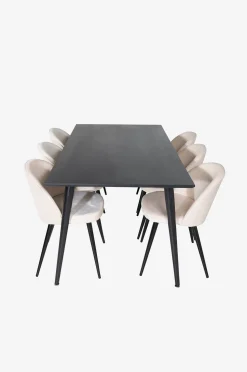 Venture Home Matgrupp Doris inkl 6st matstolar Valleta