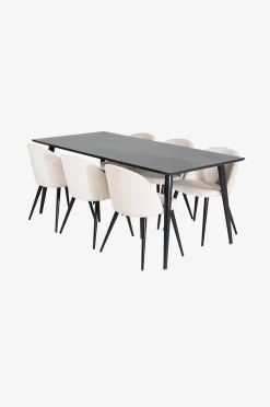 Venture Home Matgrupp Doris inkl 6st matstolar Valleta
