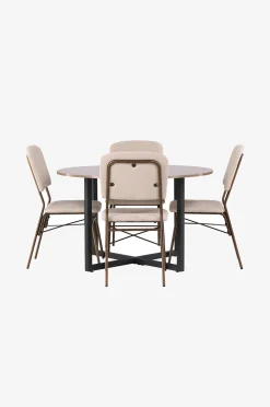 Venture Home Matgrupp Durango med 4st stolar Seda