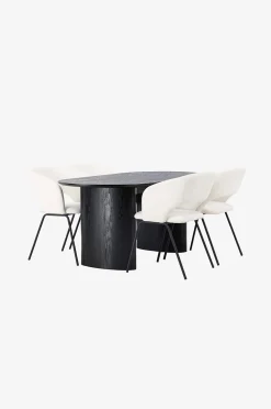 Venture Home Matgrupp Isolde med 4st stolar Day