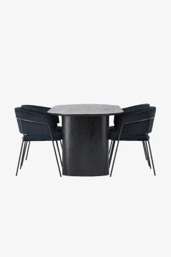 Venture Home Matgrupp Isolde med 4st stolar Selma