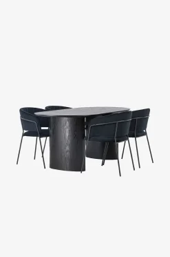 Venture Home Matgrupp Isolde med 4st stolar Selma