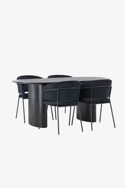 Venture Home Matgrupp Isolde med 4st stolar Selma