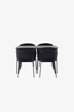 Venture Home Matgrupp Kaseindon med 4st stolar Selma