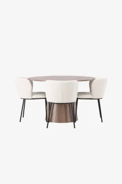 Venture Home Matgrupp Lanzo med 4st stolar Edina