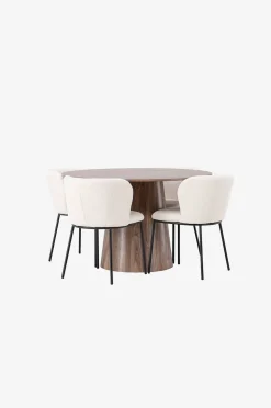Venture Home Matgrupp Lanzo med 4st stolar Edina