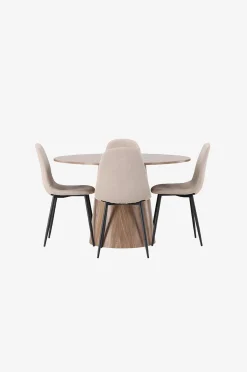 Venture Home Matgrupp Lanzo med 4st stolar Polar
