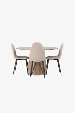 Venture Home Matgrupp Lanzo med 4st stolar Polar