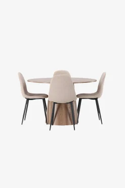 Venture Home Matgrupp Lanzo med 4st stolar Polar