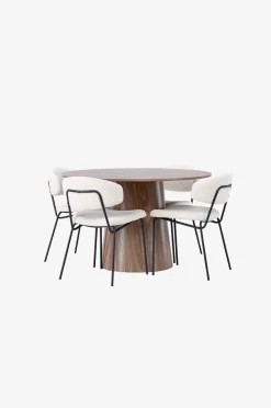 Venture Home Matgrupp Lanzo med 4st stolar Chico