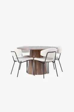 Venture Home Matgrupp Lanzo med 4st stolar Chico