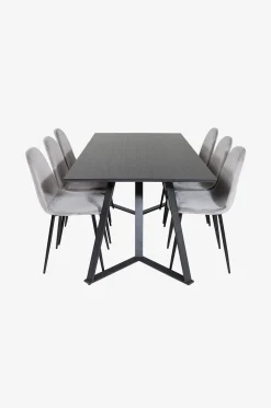 Venture Home Matgrupp Maggie med 6st matstolar Penally