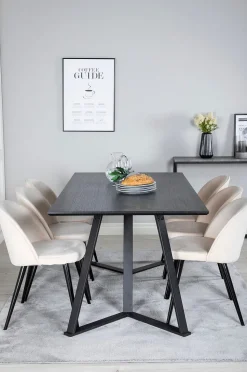 Venture Home Matgrupp Maggie med 6st matstolar Valleta