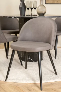 Venture Home Matgrupp Marbs med 4 st matstolar Velvet Stitches