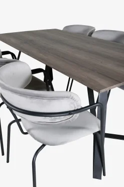 Venture Home Matgrupp Marina med 6st matstolar Arrow