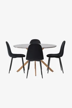 Venture Home Matgrupp Piazza och stolarna Polar