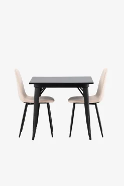 Venture Home Matgrupp Tempe med 2st matstolar Polar