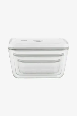 ZWILLING Vakuumlådor Set Fresh & Save 3 st S, M och L Glas